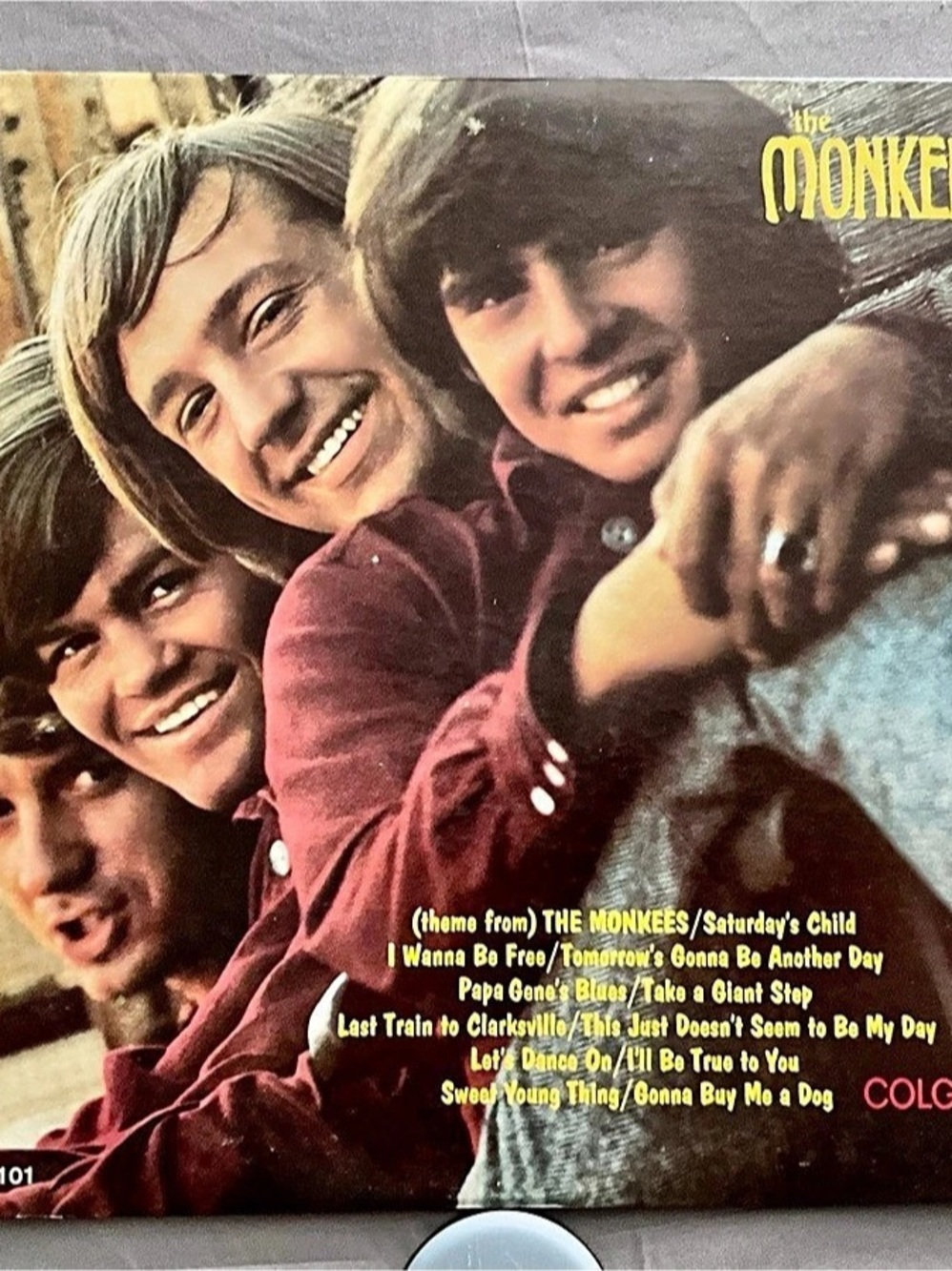 The Monkeys Self Titled LP 1966 Colgems COM-101 Mono - VG